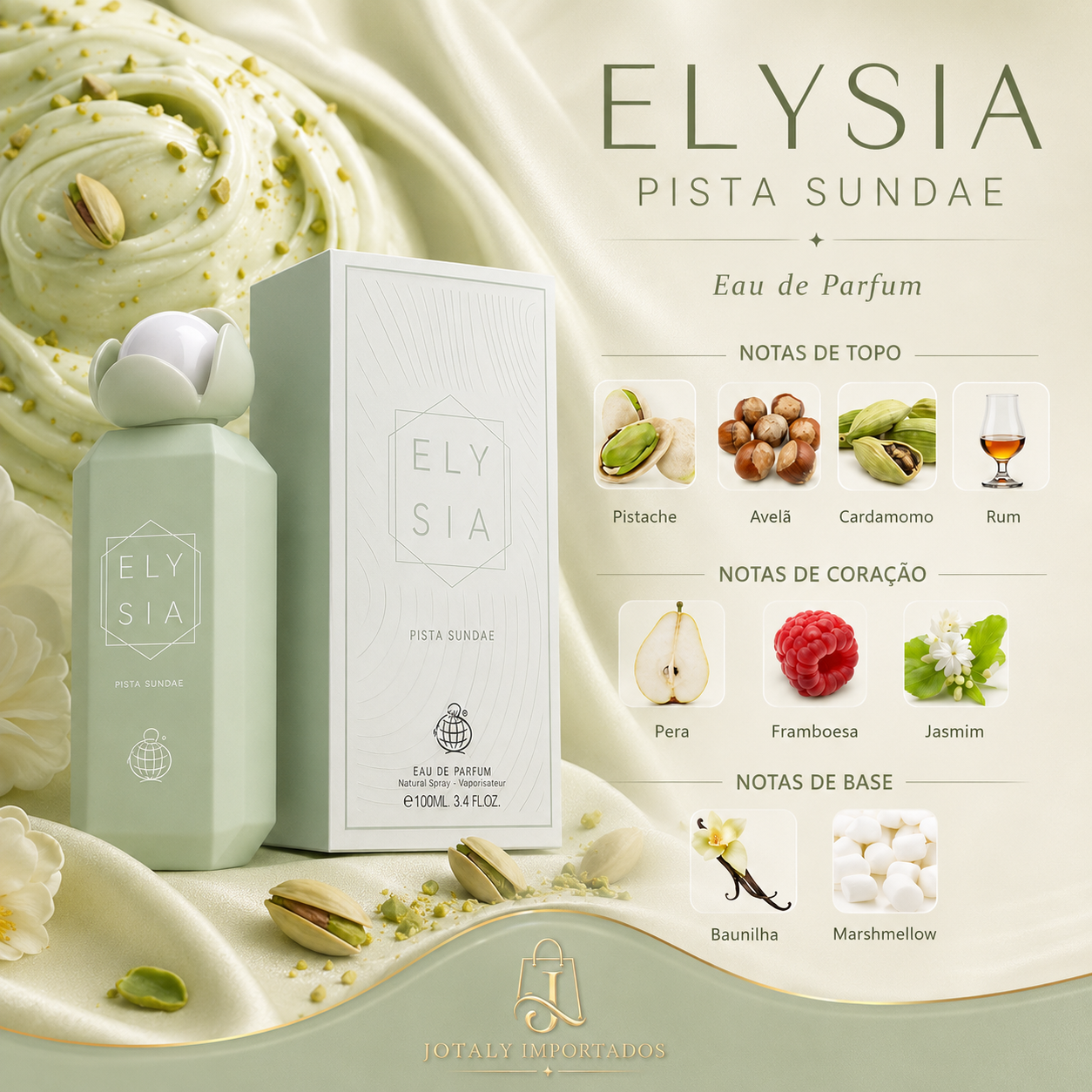 Elysia Pista Sundae Eau de Parfum 100ml Original