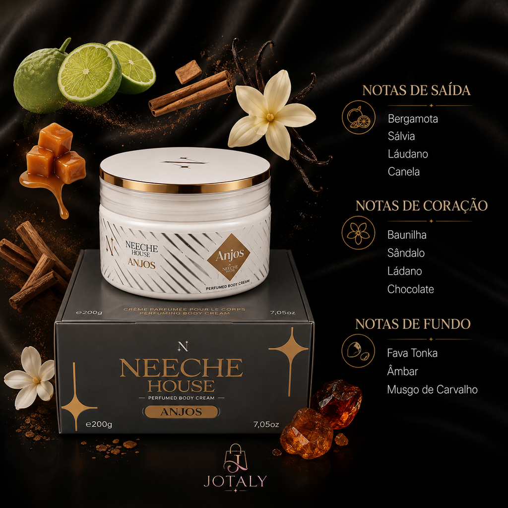 Anjos – Creme Corporal Perfumado Neeche House 200g