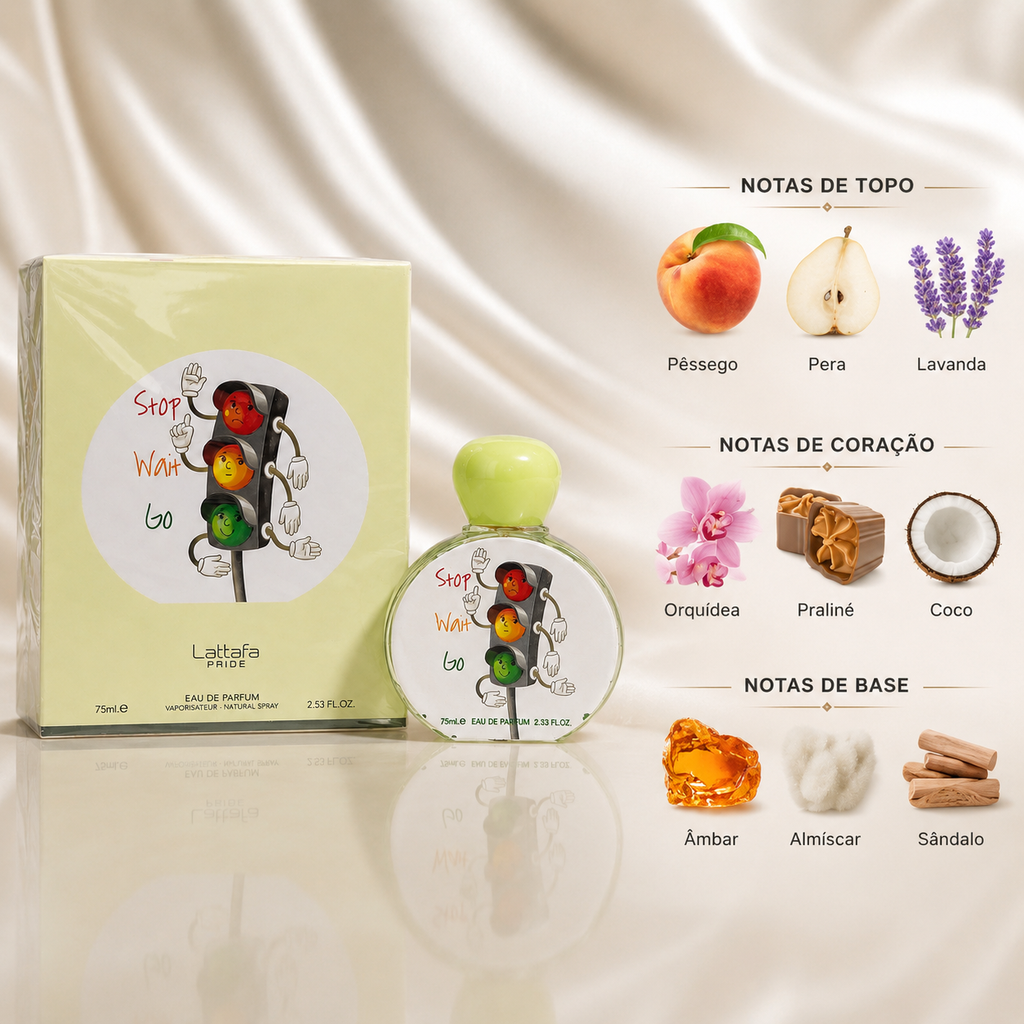 Lattafa Pride Stop Wait Go Eau de Parfum 75ml Original
