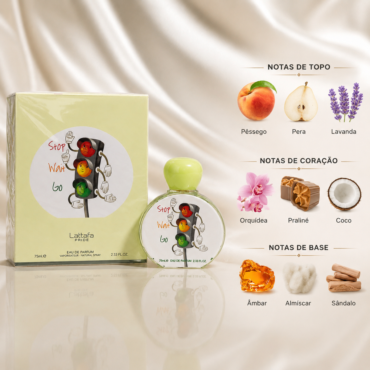 Lattafa Pride Stop Wait Go Eau de Parfum 75ml Original