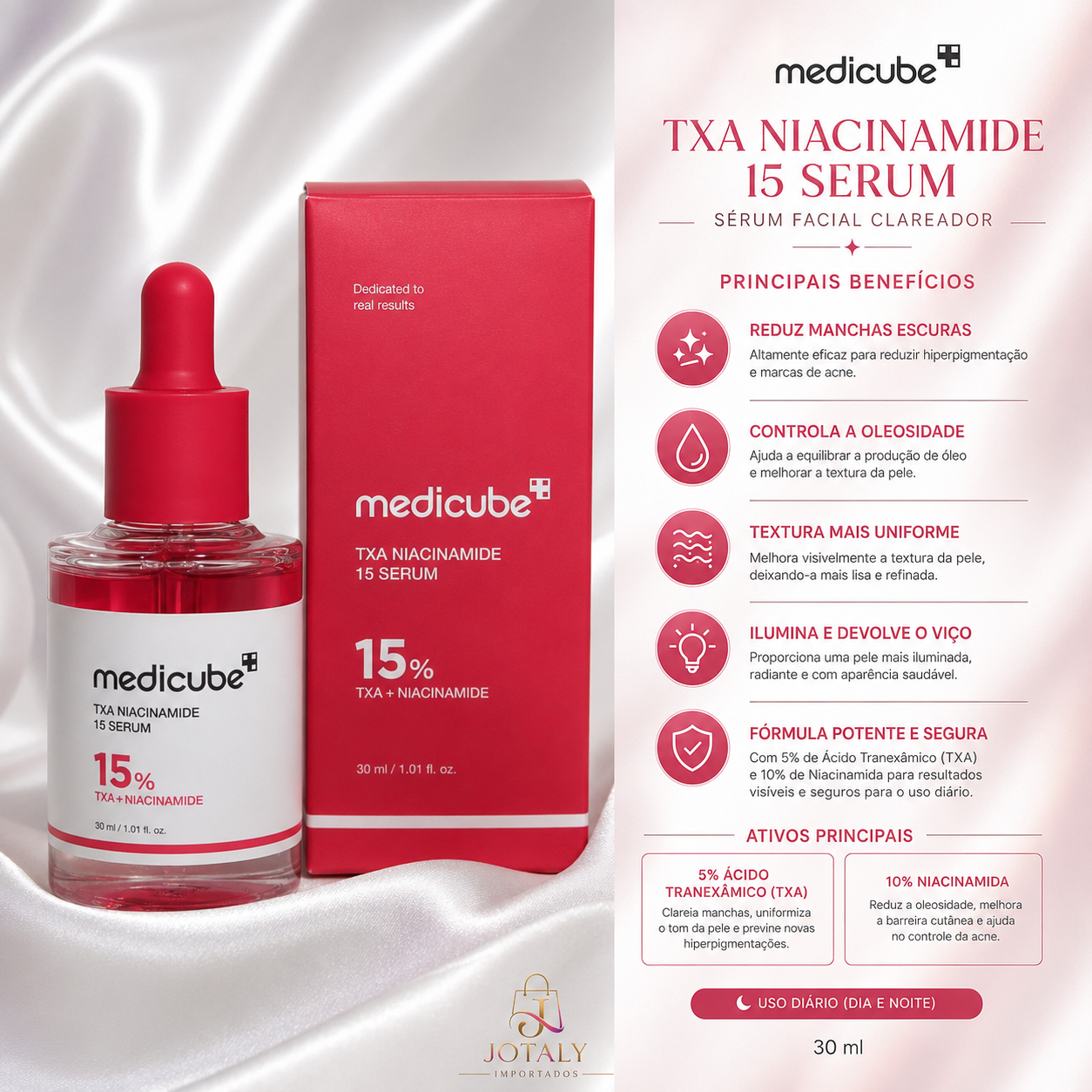 Medicube TXA Niacinamide 15 Serum 30ml | Sérum Clareador Corean