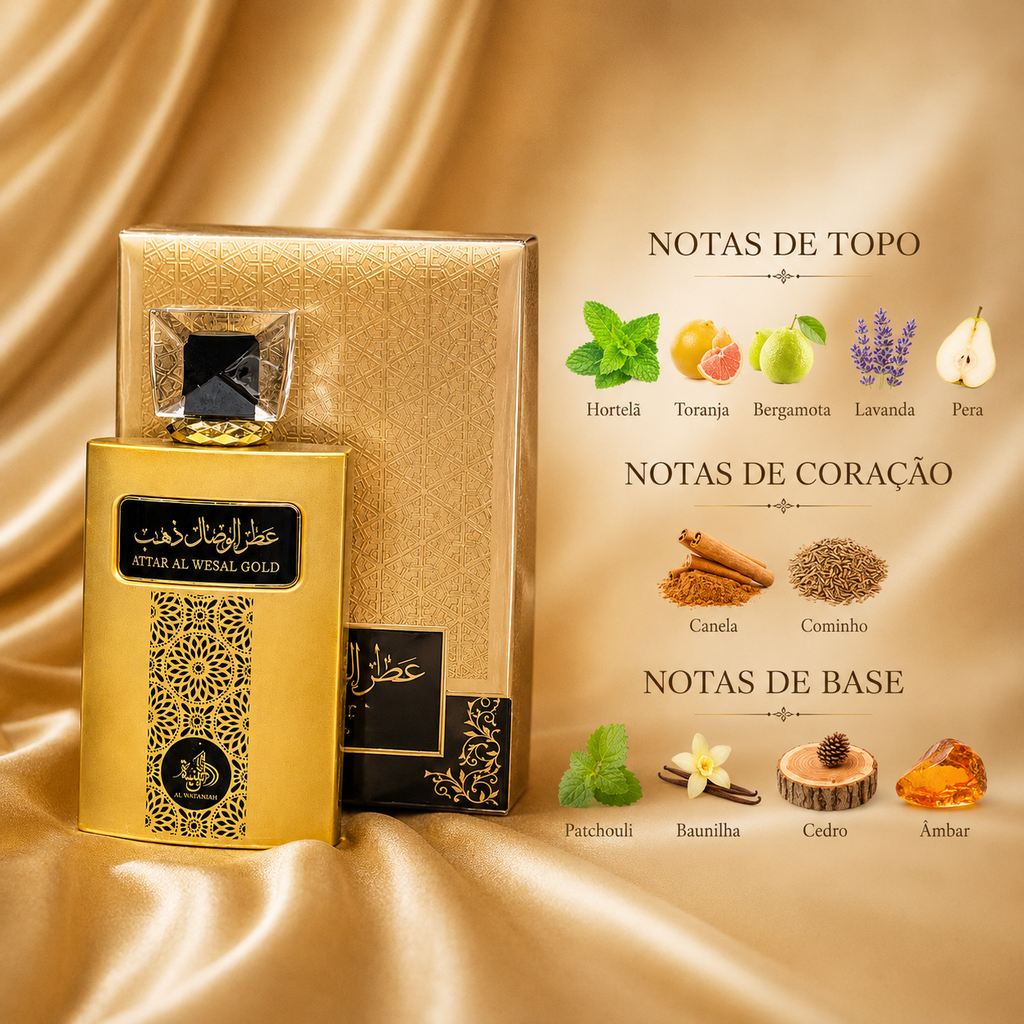 Al Wataniah Attar Al Wesal Gold Eau de Parfum 100ml Original