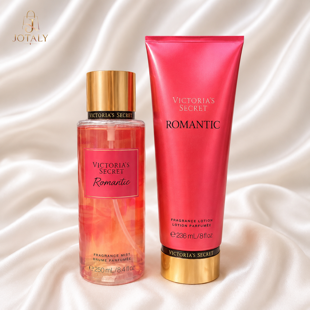 Kit Victoria’s Secret Romantic – Body Splash 250ml + Loção Corporal 236ml