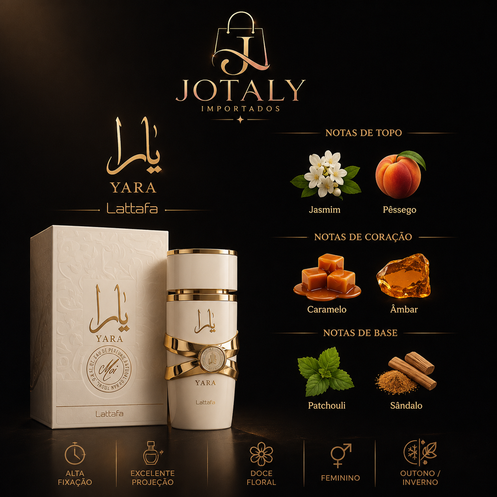 Lattafa Yara Moi Eau de Parfum Feminino 100ml Original