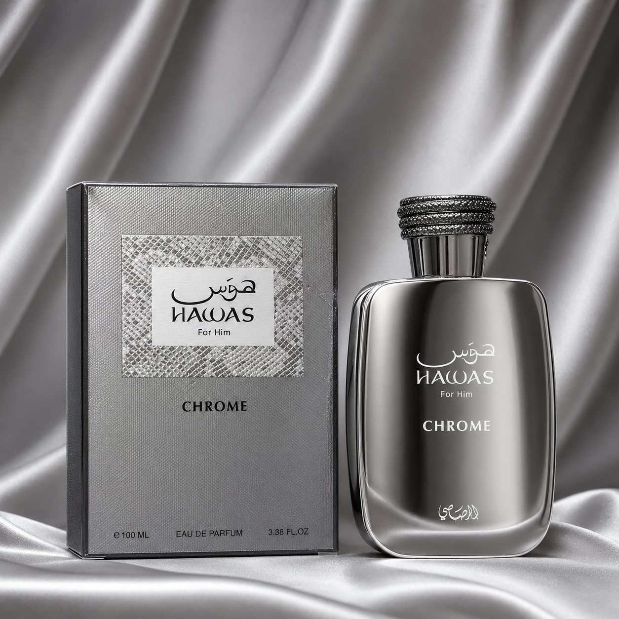 Rasasi Hawas For Him Chrome Eau de Parfum 100ml Original