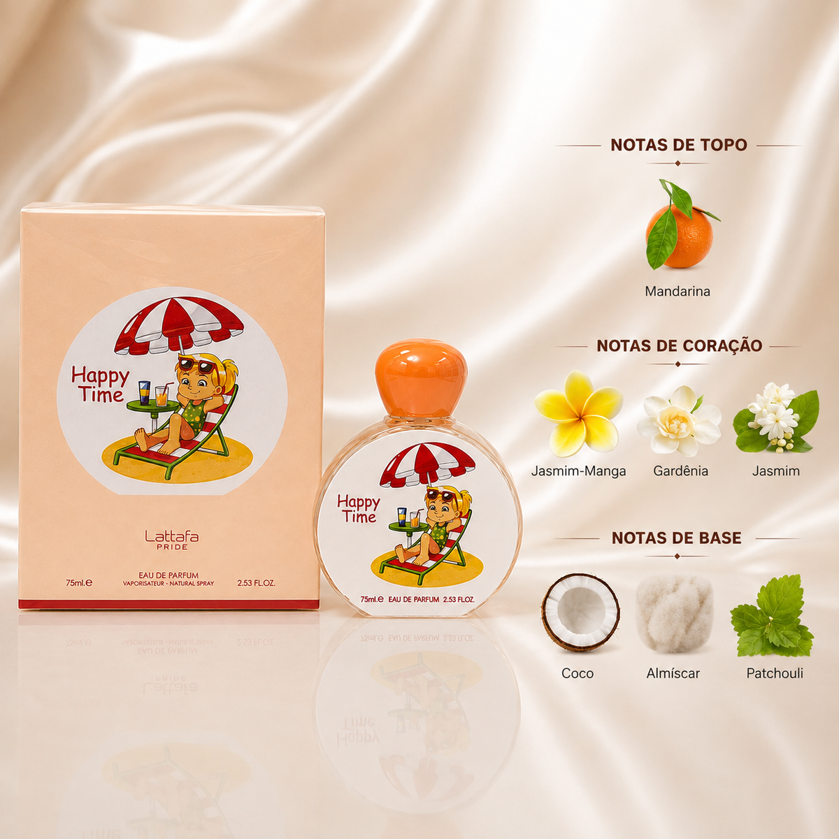 Lattafa Pride Happy Time Eau de Parfum 75ml Original