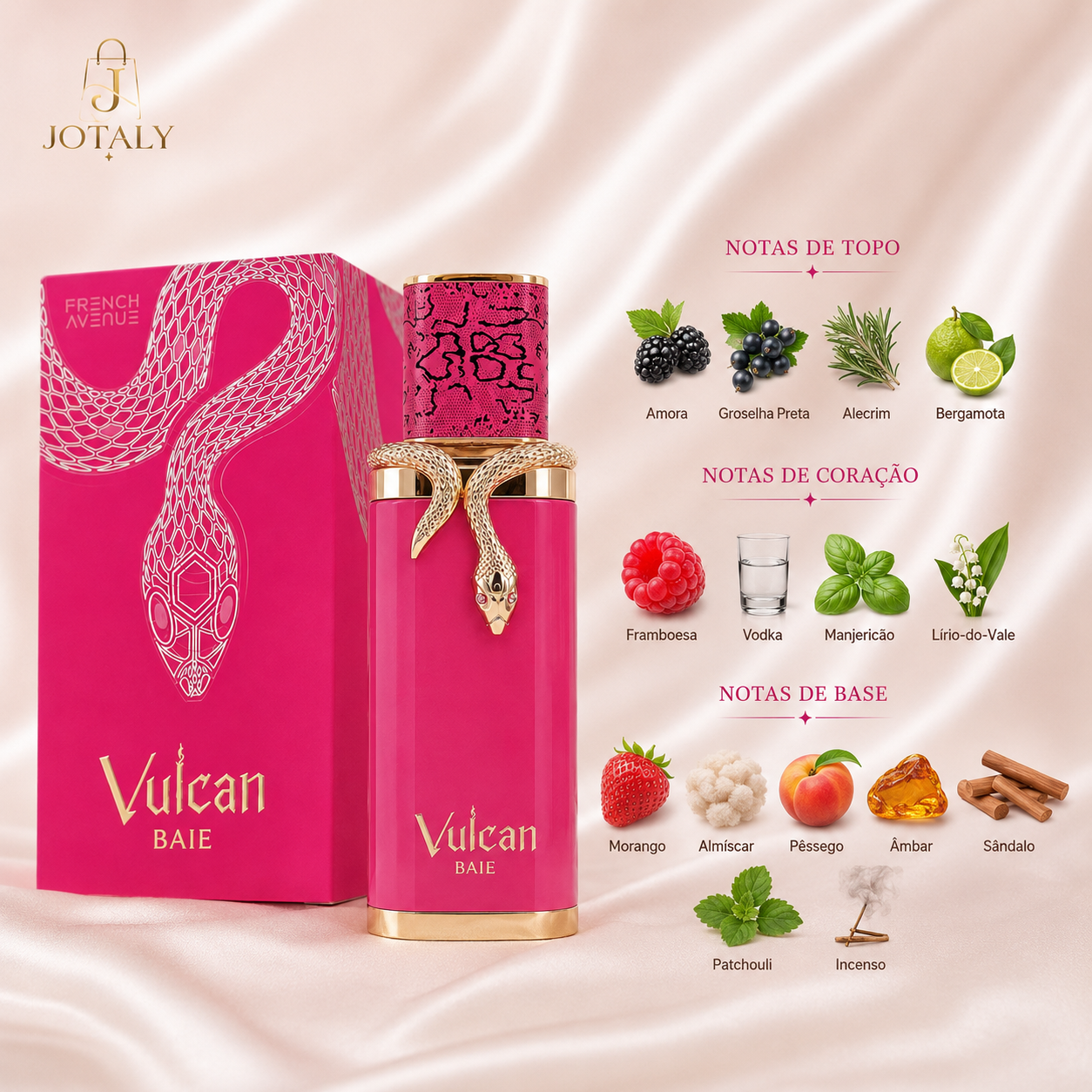 Perfume Vulcan Baie French Avenue Eau de Parfum Feminino 100ml