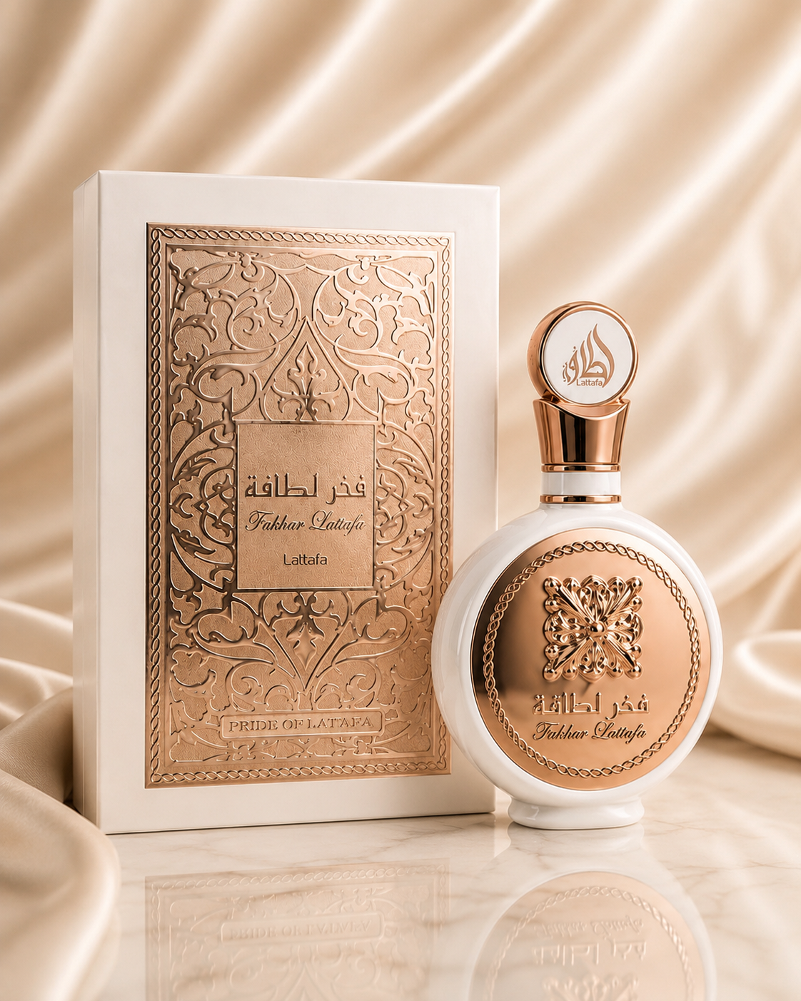 Lattafa Fakhar Rose Eau de Parfum Feminino 100ml Original