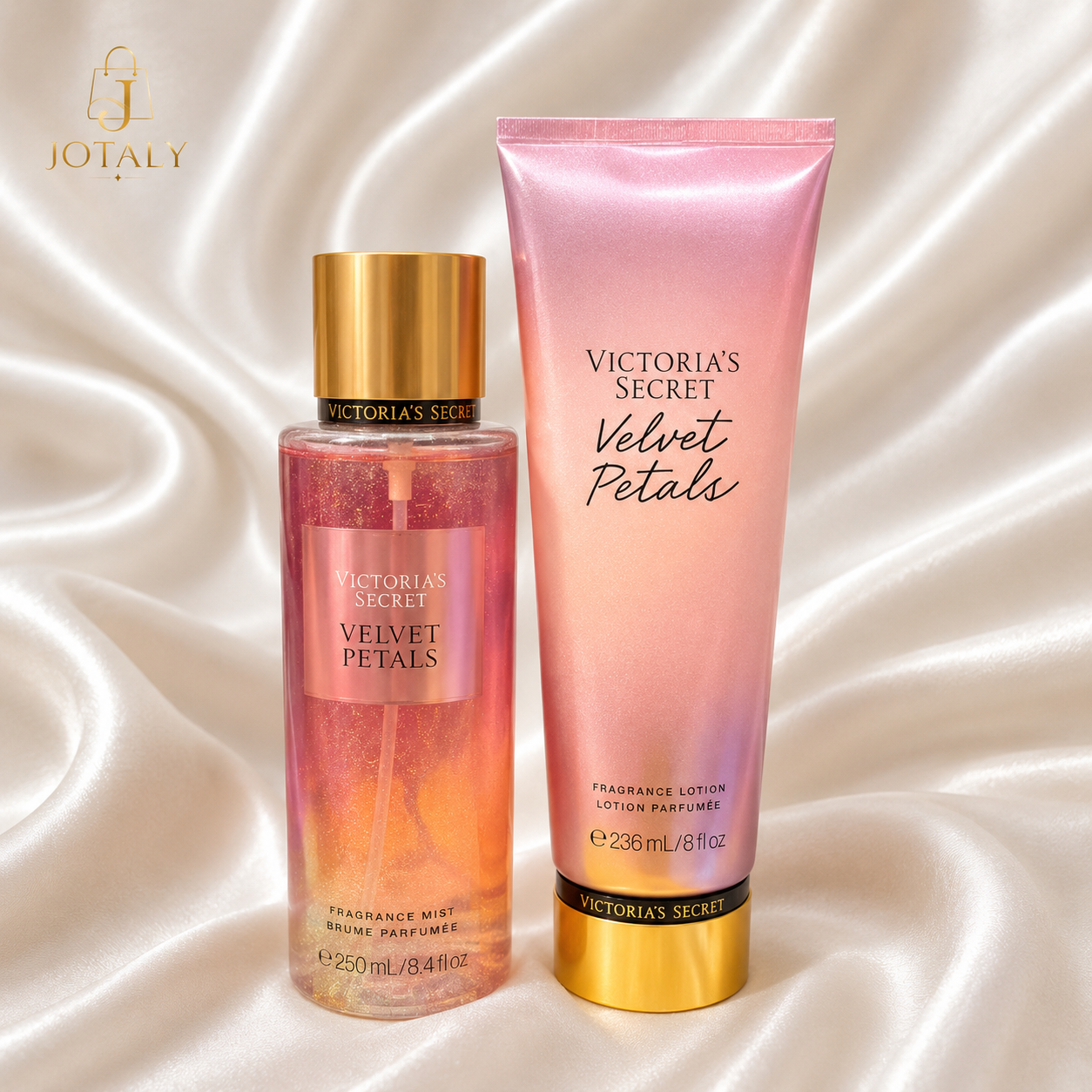 Kit Victoria’s Secret Velvet Petals – Body Splash 250ml + Loção Corporal 236ml