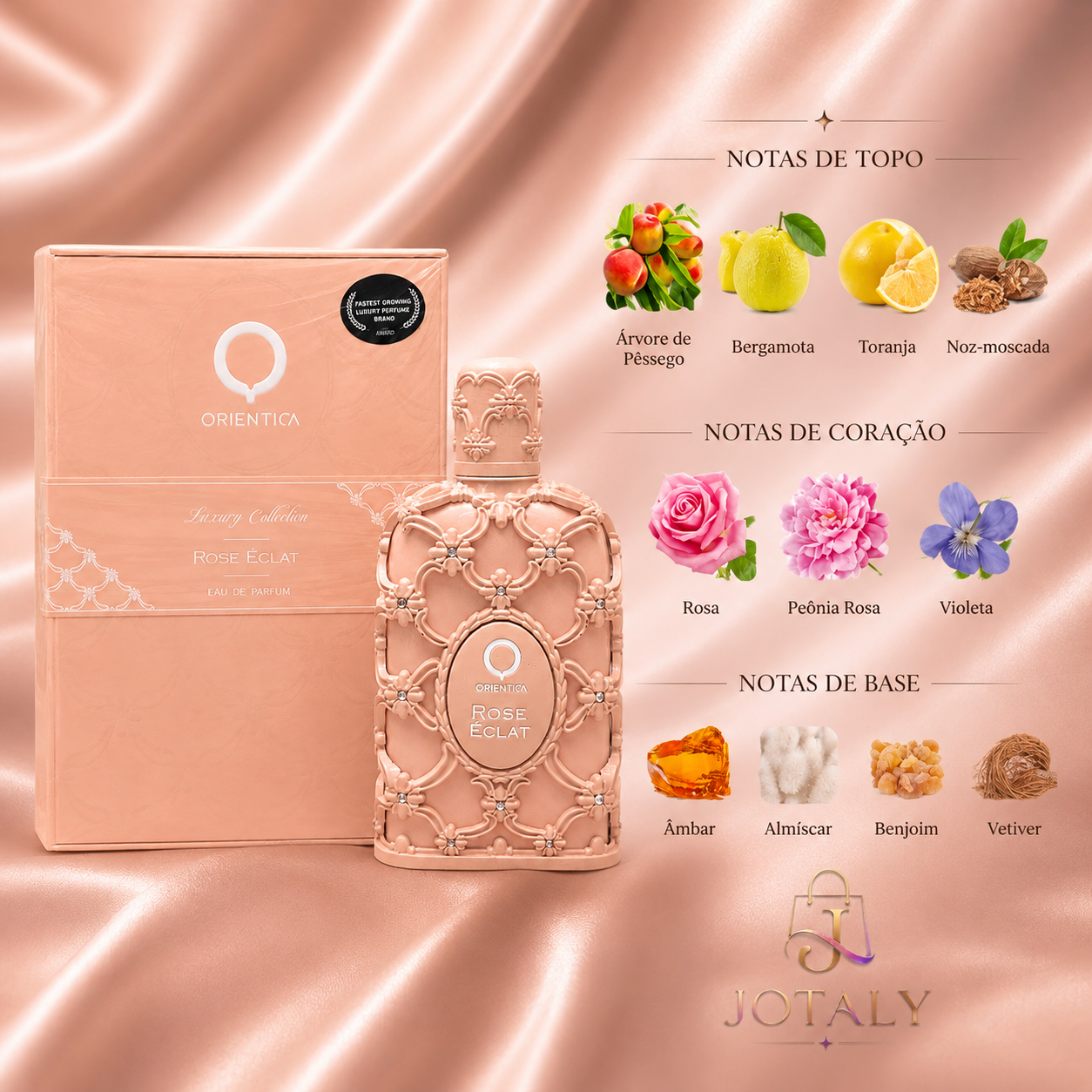 Orientica Rose Éclat Eau de Parfum Original 80ml