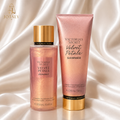 Kit Victoria’s Secret Velvet Petals Shimmer – Body Splash 250ml + Loção Corporal 236ml