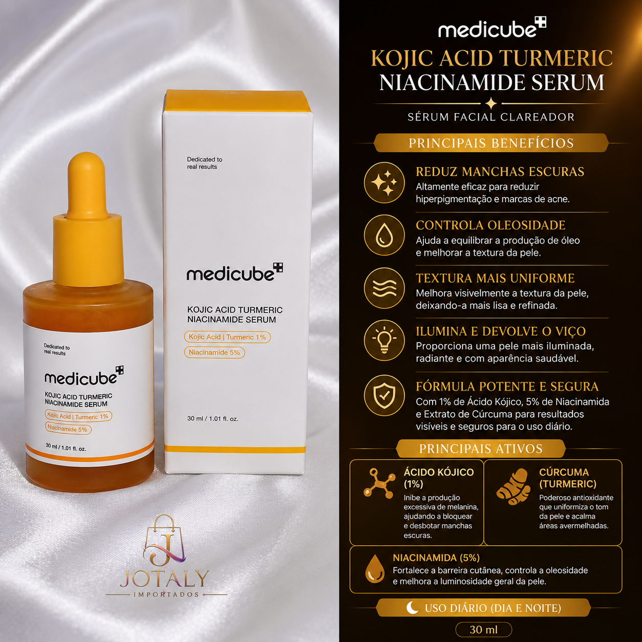 Medicube Kojic Acid Turmeric Niacinamide Serum 30ml