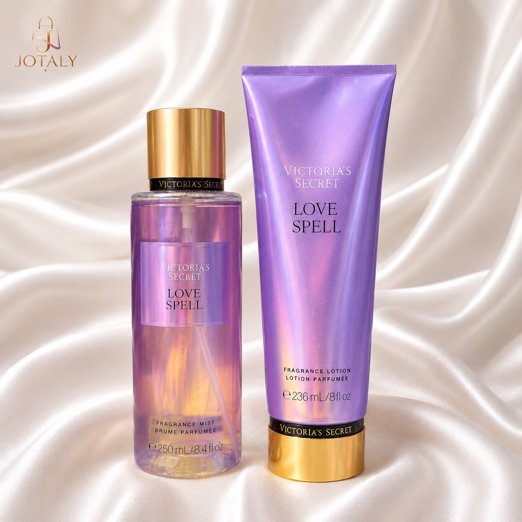 Kit Victoria’s Secret Love Spell – Body Splash 250ml + Loção Corporal 236ml
