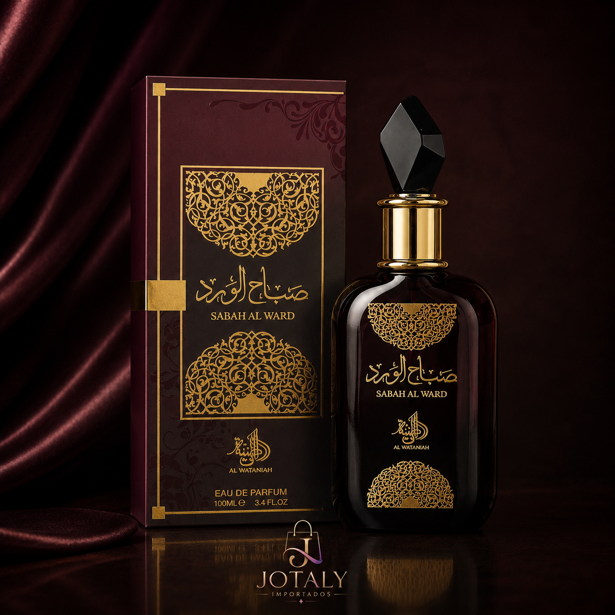 Perfume Árabe Sabah Al Ward Al Wataniah Eau de Parfum 100ml Original