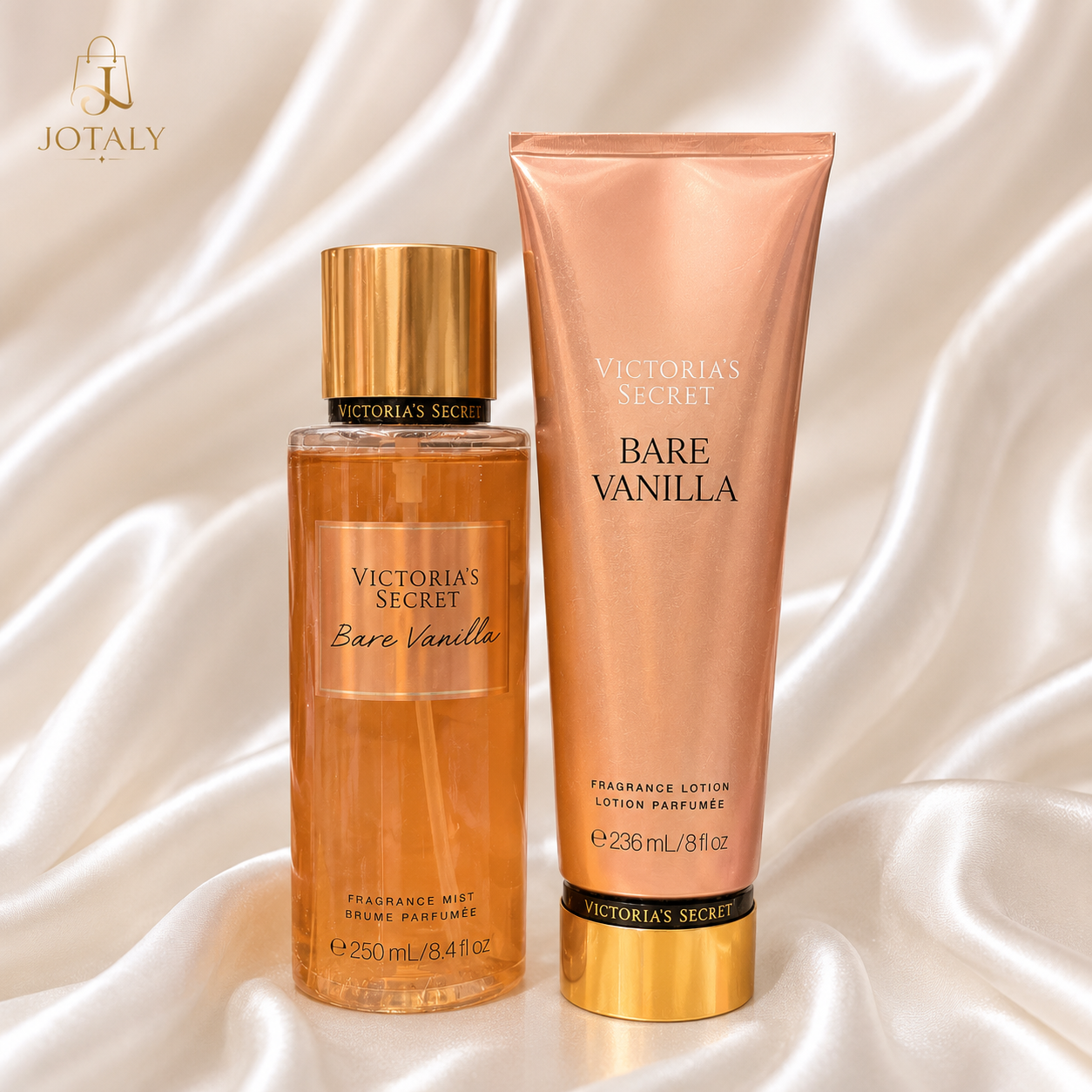Kit Victoria’s Secret Bare Vanilla – Body Splash 250ml + Loção Corporal 236ml