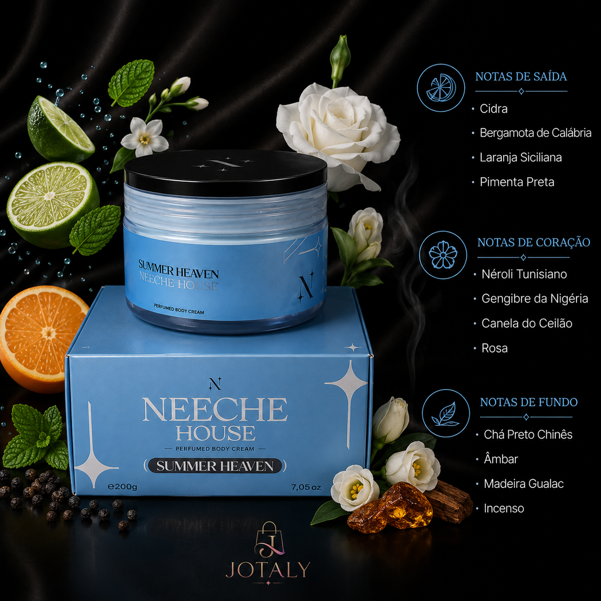 Summer Heaven – Creme Corporal Perfumado Neeche House 200g