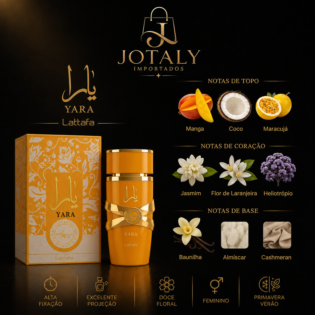 Lattafa Yara Tous Eau de Parfum Feminino 100ml Original