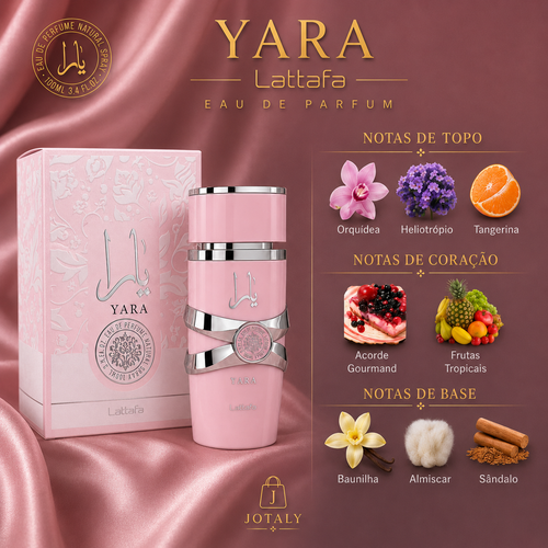 Lattafa Yara Eau de Parfum Feminino 100ml Original