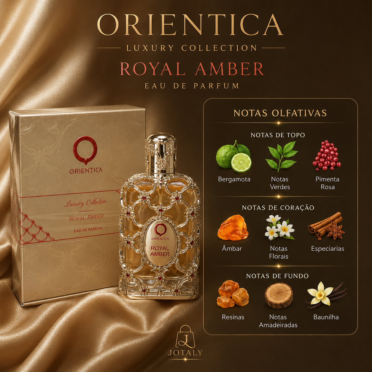 Orientica Luxury Collection Royal Amber Eau de Parfum 100ml Original
