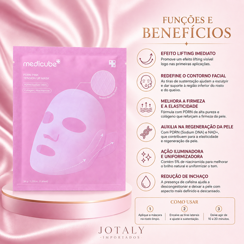 Máscara Facial Medicube PDRN Pink Tension Up Mask – 1 Unidade