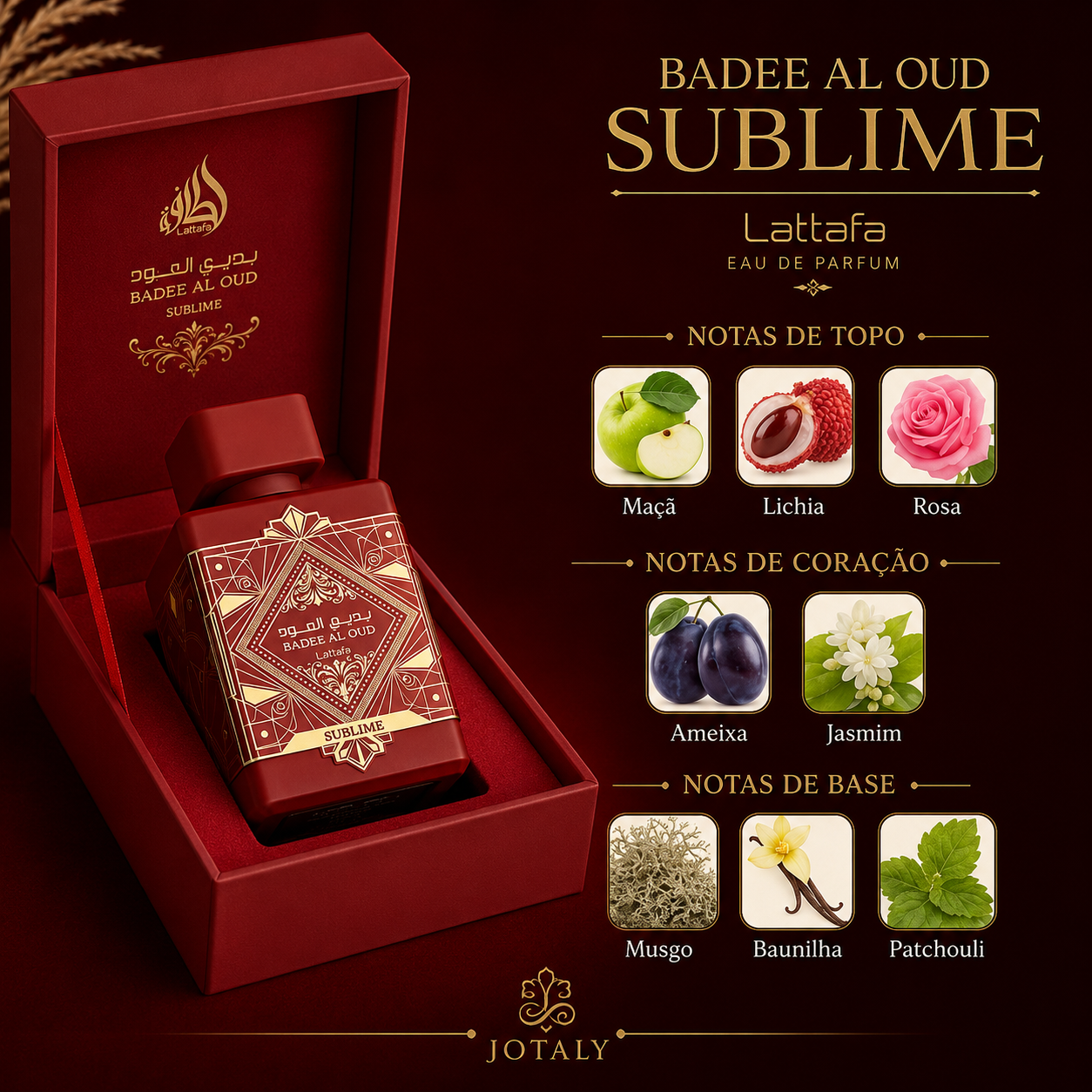 Lattafa Bade’e Al Oud Sublime Eau de Parfum 100ml Original
